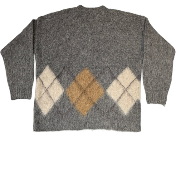 Madewell Brushed Argyle Crewneck Sweater - Picture 11 of 16